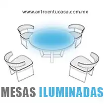 Renta de mesas iluminadas